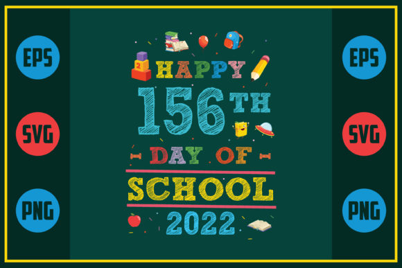 Celebrating 156 Days of School with Embroidery