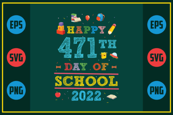 Celebrating 471 Days of School with Embroidery