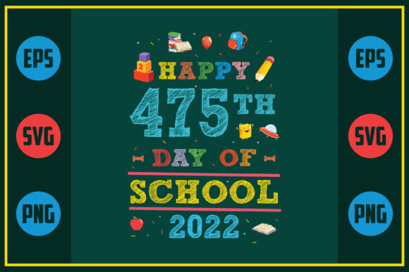 Celebrating 475 Days: A Unique Embroidery Design