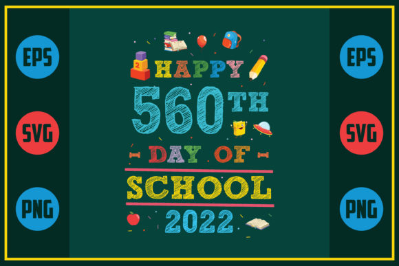 Celebrating 560 Days of School with a Unique Embroidery Design