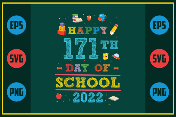 Happy 171th Day of School 2022 Embroidery Design