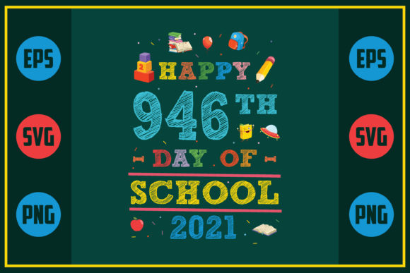 Happy 946th Day of School 2021: A Unique Embroidery Design